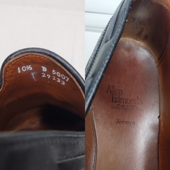 Allen Edmonds Jermyn Men's Leather Slip On Tassel Cap Toe Loafers Shoes Size10.5 - Picture 10 of 15